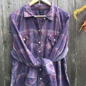 Purple Torrid Flannel